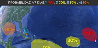 El huracán Hillary, categoría 4, mantiene trayectoria hacia península de Baja California