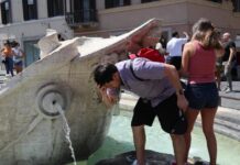 Ocho ciudades italianas en máxima alerta por calor, con temperaturas récord en los Alpes