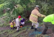 Una pareja que se conducía en una rastra muere al caer en hondonada en la carretera CA-5