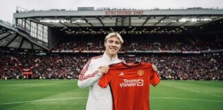 El Manchester United firma a Rasmus Hojlund hasta 2028