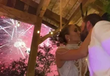 Jennifer López y Ben Affleck celebran su aniversario de bodas con inéditas fotos