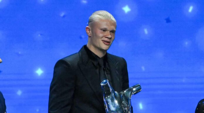 Erling Haaland, mejor jugador del año de la UEFA