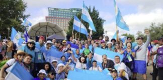 Delegación hondureña participa en la visita del Papa a Lisboa, durante la Jornada de la Juventud