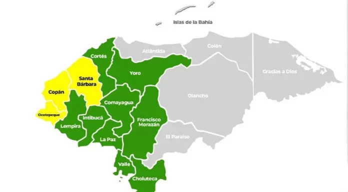 Elevan a Alerta Amarilla a tres departamentos de Occidente por onda tropical; dejan en Verde a otros nueve