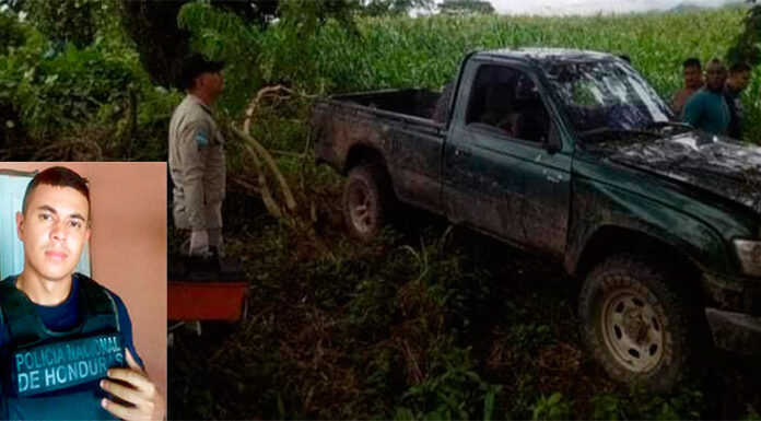 Asesinan a un policía activo en Juticalpa, Olancho