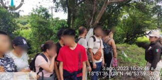 Abandonan a 89 migrantes de Ecuador, Honduras y Egipto en el oriente de México