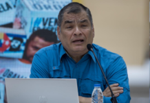 Rafael Correa tras asesinato de Villavicencio: «Ecuador se ha convertido en un Estado fallido»