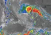 La tormenta tropical Harold se desplaza sobre la frontera norte de México