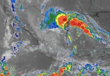 La tormenta tropical Harold se desplaza sobre la frontera norte de México
