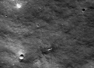 La NASA logra imágenes de un nuevo cráter en la luna surgido tras la fallida misión rusa