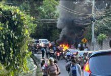 Pobladores del Hatillo y alrededores protestan por falta de agua potable en la zona