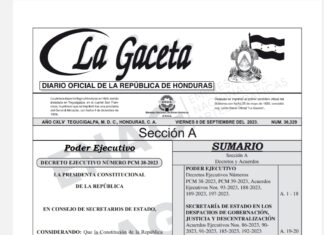 Publican en La Gaceta el Decreto Ejecutivo que contiene el proyecto del Presupuesto General de la República, pero que aún no ha sido discutido