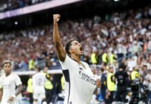 Bellingham, se estrenó en el Bernabéu como una estrella