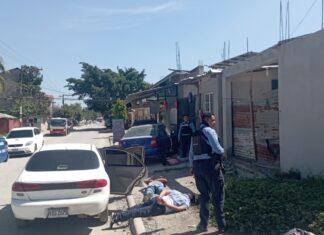 Tres supuestos asaltantes son arrestados de manera flagrante por agentes preventivos en San Pedro Sula