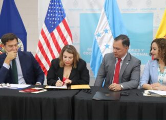 Honduras y la OEA firman Acuerdo de Ejecución para desarrollar proyecto que atenderá a las personas desplazadas por la violencia