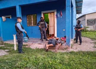 Padre e hijo son arrestado por suponerlo responsable de ser autores intelectuales de varios delitos en Olanchito, Yoro