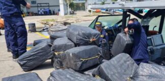 Incautan en el caribe colombiano más de 1.2 toneladas de cocaína que iba a Centroamérica