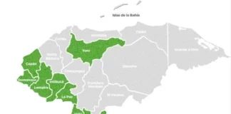 Emiten alerta verde por vaguada en 8 departamentos del país