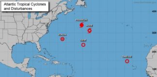 Cinco sistemas tropicales en el Atlántico, con la formación hoy de la depresión 12