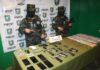 La PMOP decomisa un fuerte armamento de municiones que pretendían ingresar en la PNFAS