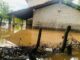 Crecida de río Goascorán mantiene en riesgo de inundaciones a los pobladores de La Costa de Los Amates