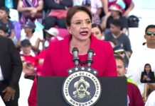 “Nunca más los golpes de estado, ni las narcodictaduras en Honduras”, fue el mensaje de la presidenta Castro en el aniversario de Independencia Patria