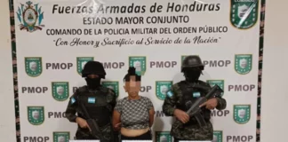 Capturan a “La Colocha” vinculada al narcomenudeo en San Pedro Sula