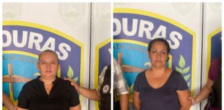 La Policía Nacional detiene a dos féminas por tentativa de asesinato en la aldea Pacayas, Francisco Morazán
