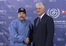 Daniel Ortega viaja a La Habana para la cumbre del G77 y China