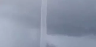 ¡Impresionante! la formación de tromba marina en La Mosquitia