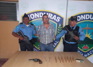 Capturan a sujeto por el delito de tenencia ilegal de arma de fuego y munición de uso prohibido, en la Villa de San Francisco