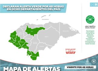 Declaran alerta verde en 8 departamentos por el desplazamiento de una onda tropical