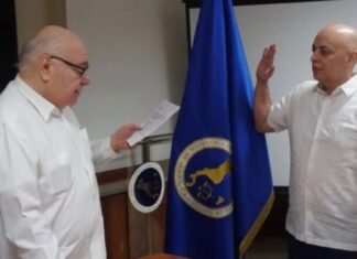 Oscar Chinchilla es juramentado como nuevo vicepresidente de la Corte Centroamericana de Justicia