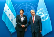 Presidenta Castro entrega a la ONU, propuesta para instalación de una CICIH imparcial, independiente y autónoma