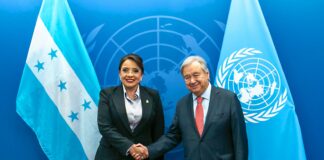 Presidenta Castro entrega a la ONU, propuesta para instalación de una CICIH imparcial, independiente y autónoma