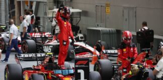 Carlos Sainz, pole en Singapur en la debacle de Verstappen y Red Bull