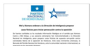 El Partido Nacional denuncia que el Gobierno instrumentaliza instituciones para iniciar persecución contra la oposición