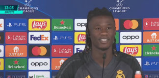 Camavinga: «Tengo que demostrar a dos leyendas que su plaza está segura conmigo»