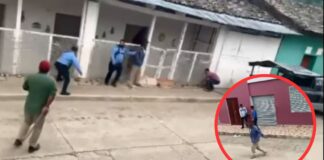 Un grupo de personas en estado de ebriedad agreden a policías en San Pedro de Tutule