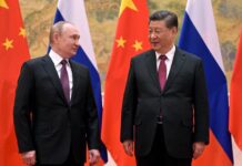 Putin aterriza en Pekín para reunirse con Xi Jinping