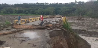 Sector de La Virtud, Lempira, incomunicado debido a las constantes lluvias