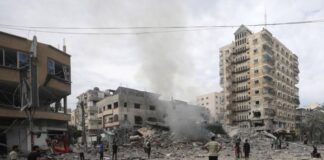 Suben a 7,326 muertos y 18,967 heridos las víctimas por los ataques israelíes en Gaza
