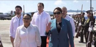 La presidenta de Honduras llega a México para acudir a la cumbre migratoria