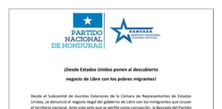 Bancada del PN exige a la UFERCO demostrar que “no es brazo político de Libre” y que investigue cobros a migrantes
