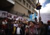 Las protestas se mantienen con fuerza en Guatemala por noveno día consecutivo