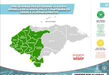 Copeco vuelve a extender por 24 horas Alerta Verde en 12 departamentos y Alerta Amarilla en Alianza, Valle