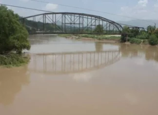 Reportan incrementos en el caudal del río Ulúa y Chamelecón