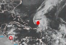 Se forma la depresión 21 del Atlántico muy cerca de la costa sur de Nicaragua