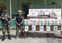 Perú incauta más de 3 toneladas de cocaína que iban a ser enviadas a Centroamérica y EE. UU.