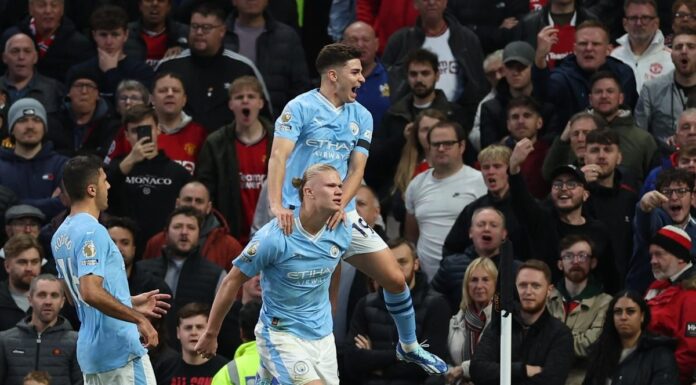 0-3. Haaland se lleva el derbi de Mánchester